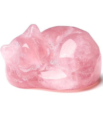 Amazon.com: ruhong 1.18 Inches Natural Quartz Healing Rose Crystal